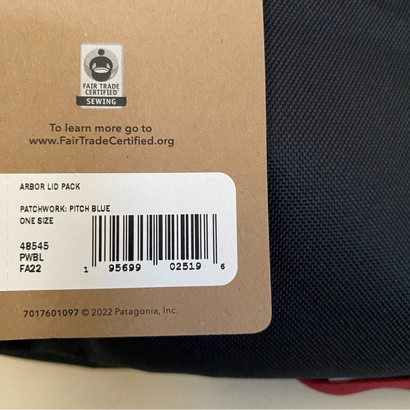 New with Tag Patagonia multicolored color block lightweight backpack size - Picture 9 of 10
